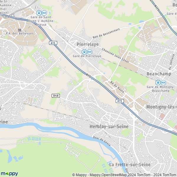 La carte pour la ville de Herblay-sur-Seine 95220